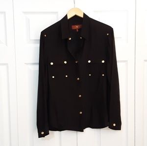 7 for All Mankind women's silk shirt